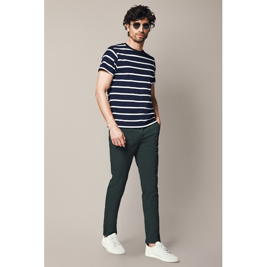 Spodnie Zielone Chino z Bawełną Monaco ze sklepu Lancerto S.A. w kategorii Spodnie męskie - zdjęcie 187346754