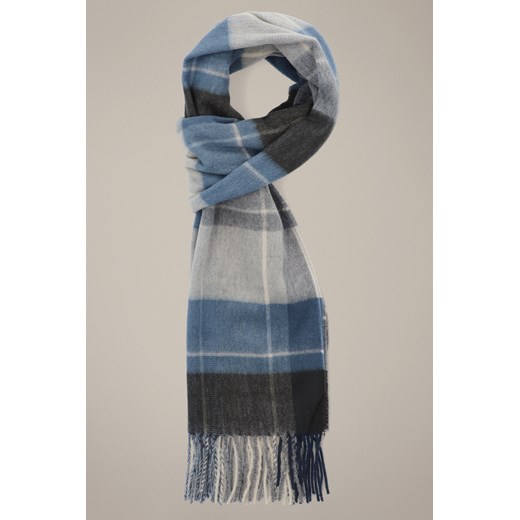 Szal Szaro-Niebieski w Kratę ze sklepu Lancerto S.A. w kategorii Dodatki męskie - zdjęcie 187346772