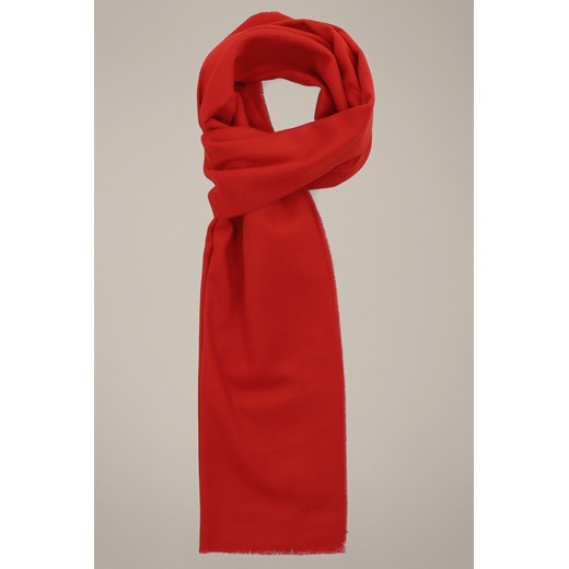 Szal Czerwony Unisex ze sklepu Lancerto S.A. w kategorii Dodatki męskie - zdjęcie 187346773