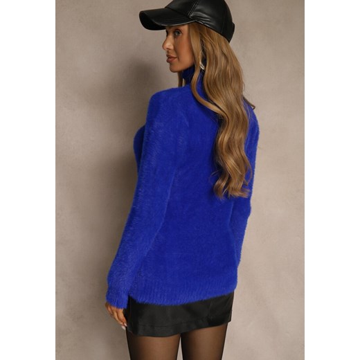 Granatowy Golf Wełniany Kedrindas Renee M renee.pl