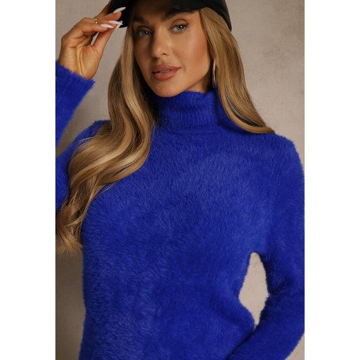 Granatowy Golf Wełniany Kedrindas Renee S renee.pl