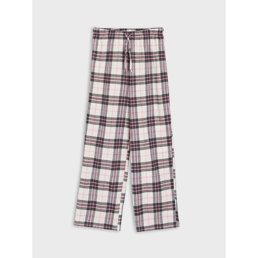 Sinsay - Spodnie od piżamy w kratę - różowy Sinsay XS Sinsay
