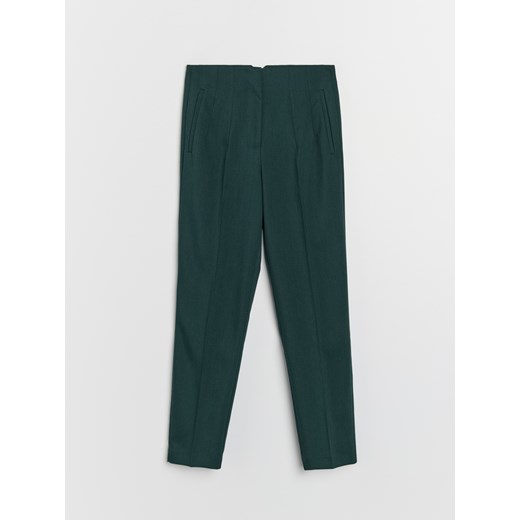 Sinsay - Spodnie cygaretki - zielony Sinsay XL Sinsay