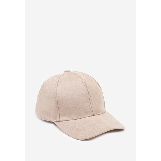 Beżowa Klasyczna Czapka z Daszkiem Tusira ze sklepu born2be.pl w kategorii Czapki z daszkiem męskie - zdjęcie 187349333