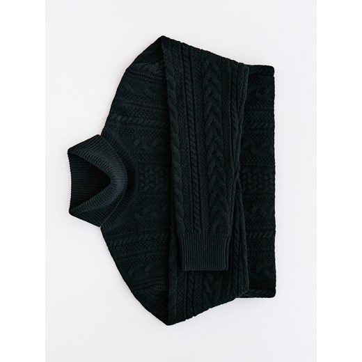 Reserved - Sweter z wełną - czarny ze sklepu Reserved w kategorii Swetry męskie - zdjęcie 187349411