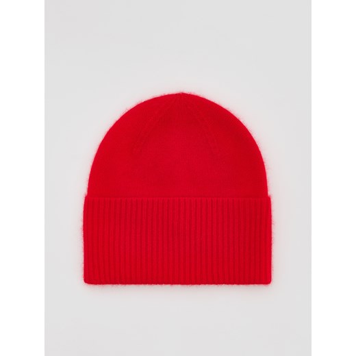 Reserved - Czapka z wełną i kaszmirem - czerwony Reserved ONE SIZE Reserved