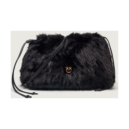 Pinko Torebka na ramię MAXI CLUTCH | z dodatkiem skóry ze sklepu Gomez Fashion Store w kategorii Listonoszki - zdjęcie 187349680