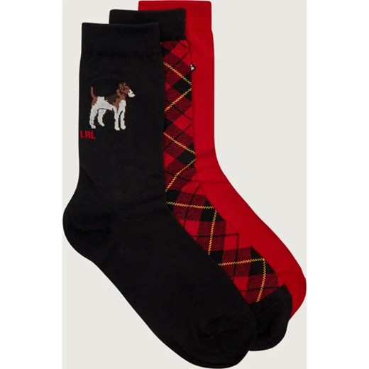 POLO RALPH LAUREN Skarpety 3-pack FLAG CREW ze sklepu Gomez Fashion Store w kategorii Skarpetki damskie - zdjęcie 187350771