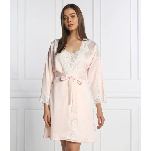 LAUREN RALPH LAUREN Satynowy Szlafrok | Regular Fit ze sklepu Gomez Fashion Store w kategorii Szlafroki damskie - zdjęcie 187350783