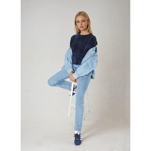 Monki Sweter w kolorze granatowym Monki M okazja Limango Polska