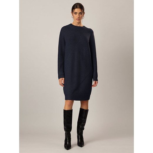 APART Sukienka dzianinowa w kolorze granatowym 36/38 okazja Limango Polska