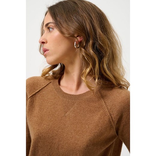 AUTHENTIC CASHMERE Kaszmirowy sweter &quot;Etret&quot; w kolorze karmelowym XXL okazyjna cena Limango Polska