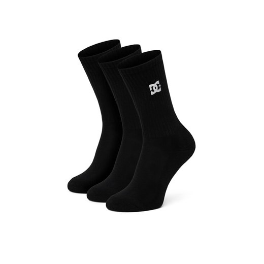 Skarpety długie DC Shoes AS_DC_01W_SS25 (3-PACK) Czarny ze sklepu eobuwie.pl w kategorii Skarpetki męskie - zdjęcie 187352183