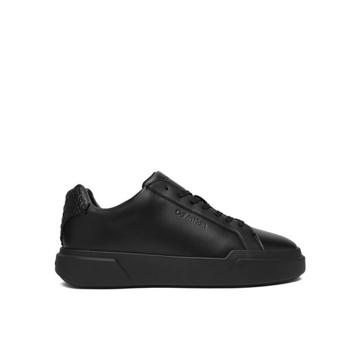 Sneakersy Calvin Klein Chunky Cupsole Laceup Lth Bt Aop HM0HM02070 Czarny ze sklepu eobuwie.pl w kategorii Buty sportowe męskie - zdjęcie 187352220