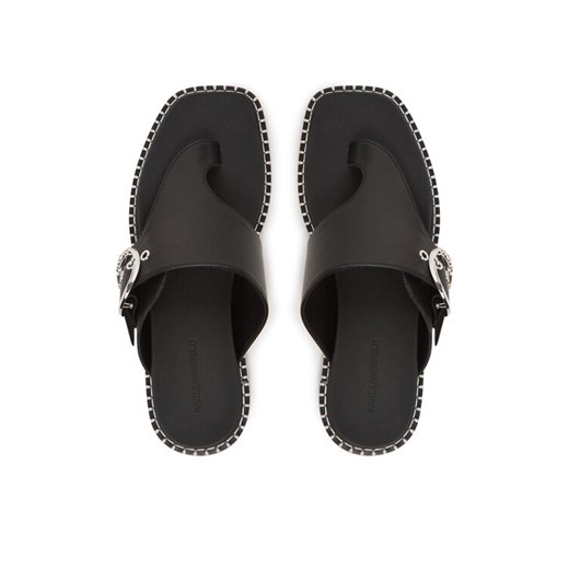 Japonki KARL LAGERFELD Kleo KL81325 Czarny ze sklepu eobuwie.pl w kategorii Klapki damskie - zdjęcie 187352224