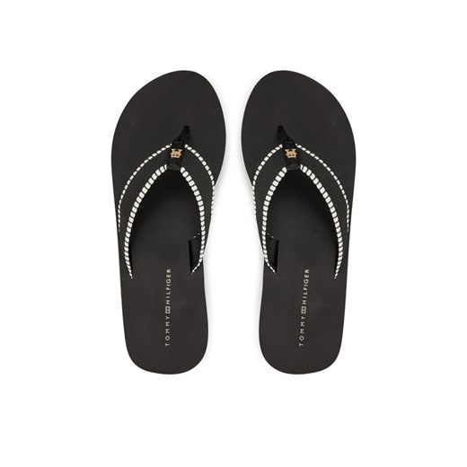 Japonki Tommy Hilfiger FW0FW08738 Czarny ze sklepu eobuwie.pl w kategorii Klapki damskie - zdjęcie 187352234