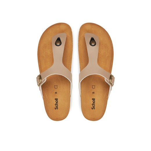 Japonki Scholl Nicole F32175 Brązowy ze sklepu eobuwie.pl w kategorii Klapki damskie - zdjęcie 187352262