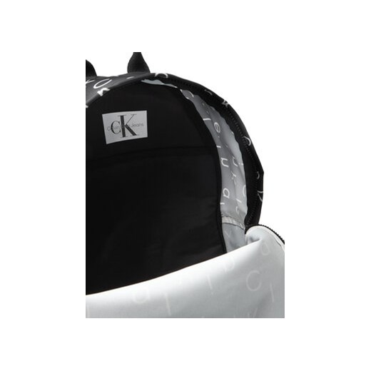 Plecak Calvin Klein Aop Backpack IU0IU00725 Czarny Calvin Klein OS eobuwie.pl