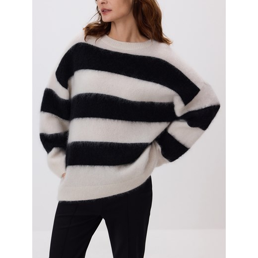 Reserved - Sweter z moherem - wielobarwny ze sklepu Reserved w kategorii Swetry damskie - zdjęcie 187353363