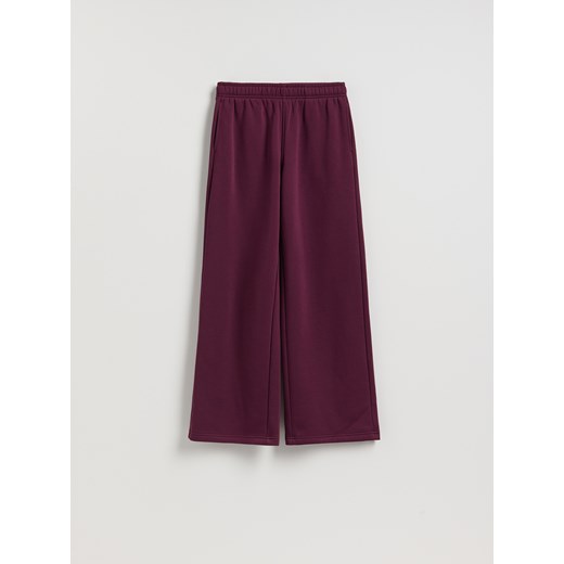 Reserved - Spodnie dresowe - ciemnofioletowy ze sklepu Reserved w kategorii Spodnie damskie - zdjęcie 187353604