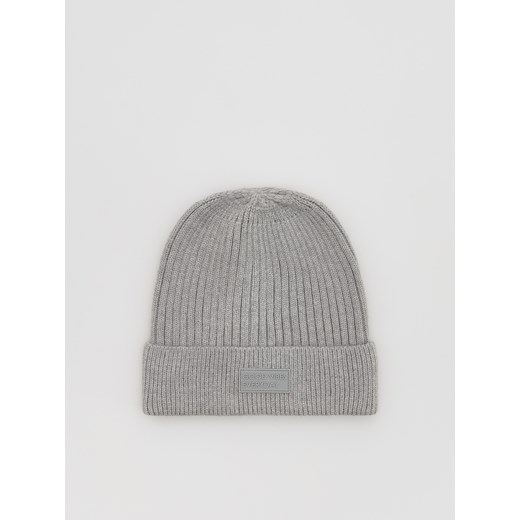 Reserved - Czapka z wiskozą - jasnoszary ze sklepu Reserved w kategorii Czapki dziecięce - zdjęcie 187353630
