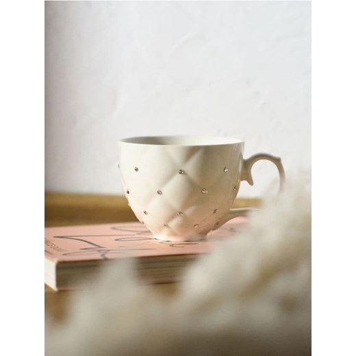 Sinsay - Kubek z cyrkoniami - biały ze sklepu Sinsay w kategorii Maseczki ochronne - zdjęcie 187353870