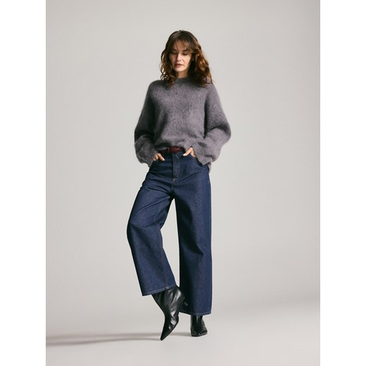 Reserved - Sweter z moherem i wełną - szary ze sklepu Reserved w kategorii Swetry damskie - zdjęcie 187354822