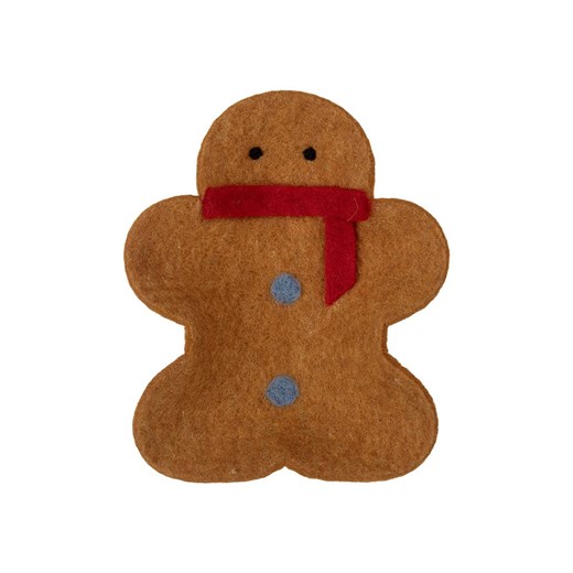 Clayre &amp; Eef Filcowa miska dekoracyjna w kolorze jasnobrązowym - 19 x 16 cm ze sklepu Limango Polska w kategorii Misy i tace dekoracyjne - zdjęcie 187355434