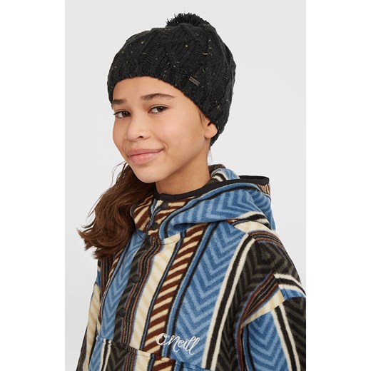 O&apos;Neill Czapka beanie &quot;Nora&quot; w kolorze czarnym ze wzorem ze sklepu Limango Polska w kategorii Czapki dziecięce - zdjęcie 187355634