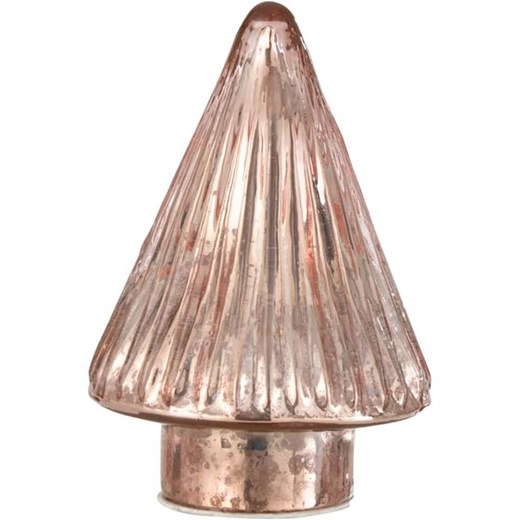 J Line Dekoracja LED &quot;Christmas tree&quot; w kolorze jasnoróżowym - wys. 12,5 x Ø 9 cm ze sklepu Limango Polska w kategorii Dekoracje - zdjęcie 187355764