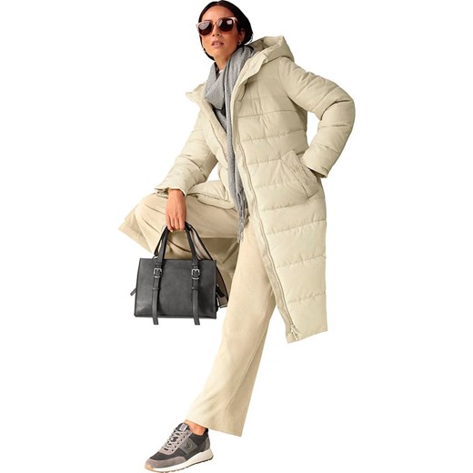 Heine Płaszcz pikowany w kolorze beżowym Heine 48 okazyjna cena Limango Polska