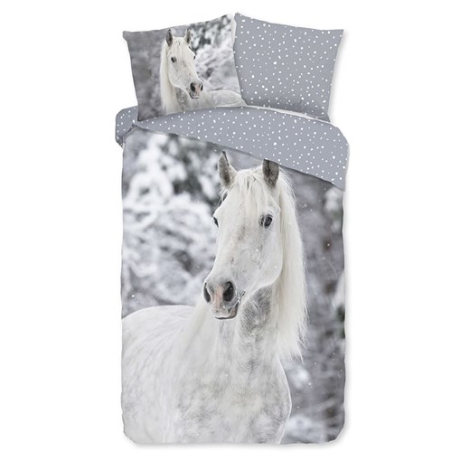 Good Morning Komplet pościeli flanelowej &quot;Bonnie&quot; w kolorze szaro-białym ze sklepu Limango Polska w kategorii Pościel dziecięca - zdjęcie 187356853