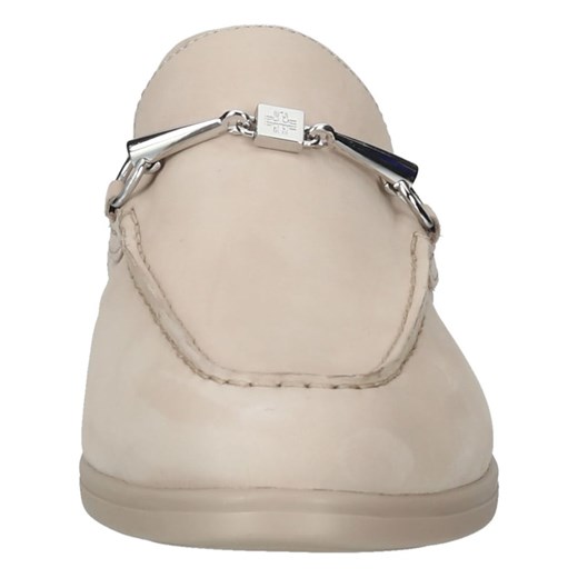 Högl Skórzane mokasyny w kolorze beżowym Högl 39 Limango Polska wyprzedaż