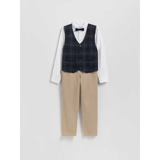Reserved - Elegancki zestaw z muszką - wielobarwny ze sklepu Reserved w kategorii Koszule chłopięce - zdjęcie 187357964