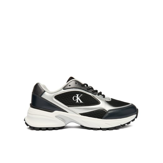 Calvin Klein Sneakersy Hike Runner Laceup Mesh Mix Met YM0YM01402 Czarny ze sklepu MODIVO w kategorii Buty sportowe męskie - zdjęcie 187359354