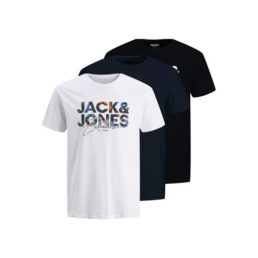 Jack & Jones Komplet t-shirtów Geplas 12288303 Kolorowy Regular Fit ze sklepu MODIVO w kategorii T-shirty męskie - zdjęcie 187359390