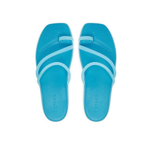 Crocs Japonki Miami Frosted Toe Loop 211253 Niebieski ze sklepu MODIVO w kategorii Klapki damskie - zdjęcie 187359422