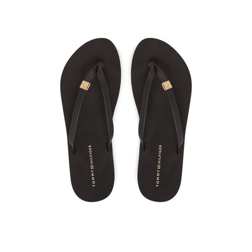 Tommy Hilfiger Japonki Elevated Chic Beach Sandal FW0FW08523 Czarny ze sklepu MODIVO w kategorii Klapki damskie - zdjęcie 187359441