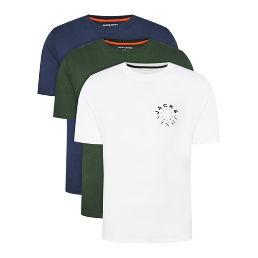 Jack & Jones Komplet t-shirtów Warrior 12249258 Kolorowy Regular Fit ze sklepu MODIVO w kategorii T-shirty męskie - zdjęcie 187359471