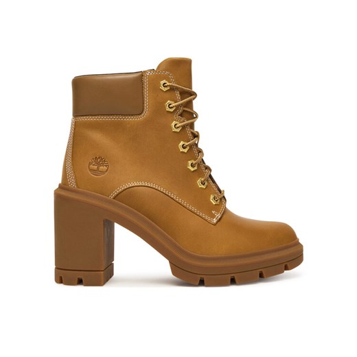 Timberland Botki Allington Heights Mid Lace Up TB0A2CKCEN11 Brązowy ze sklepu MODIVO w kategorii Botki - zdjęcie 187359521