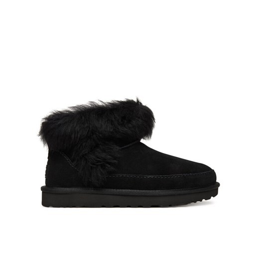 Ugg Śniegowce W Classic Ultra Mini Chalet 1173832 Czarny ze sklepu MODIVO w kategorii Śniegowce damskie - zdjęcie 187359532