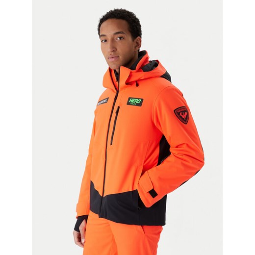 Rossignol Kurtka narciarska Hero Blackside RLOMJ24 Pomarańczowy Regular Fit ze sklepu MODIVO w kategorii Kurtki męskie - zdjęcie 187359583