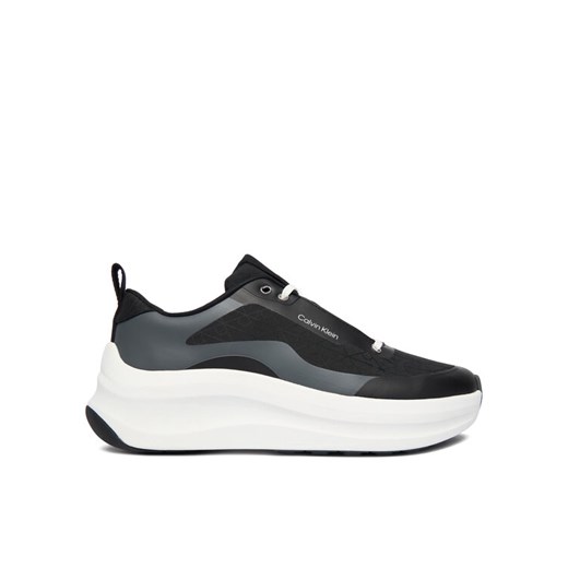 Calvin Klein Sneakersy Chunky Runner Laceup Mix Aop YW0YW02077 Czarny ze sklepu MODIVO w kategorii Buty sportowe damskie - zdjęcie 187359641