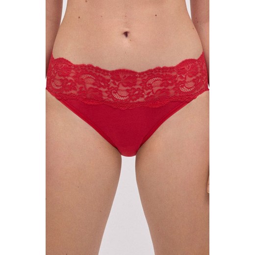 Figi damskie koronkowe czerwone CHRISTMAS 19492, Kolor czerwony, Rozmiar L, YSABEL MORA ze sklepu Primodo w kategorii Majtki damskie - zdjęcie 187360904