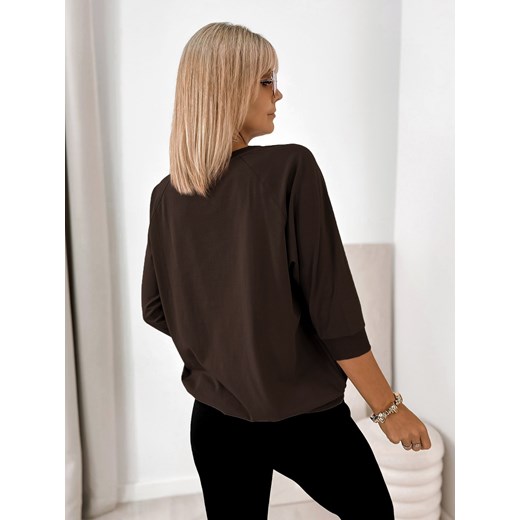 bluzka constance ciemnobrązowa one size ONE SIZE UBRA