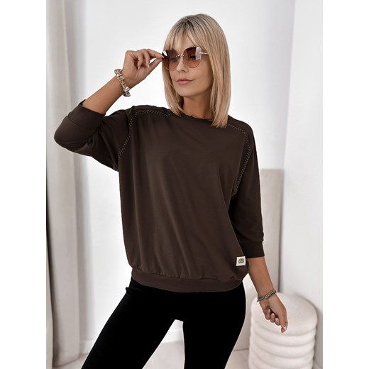 bluzka constance ciemnobrązowa one size ONE SIZE UBRA