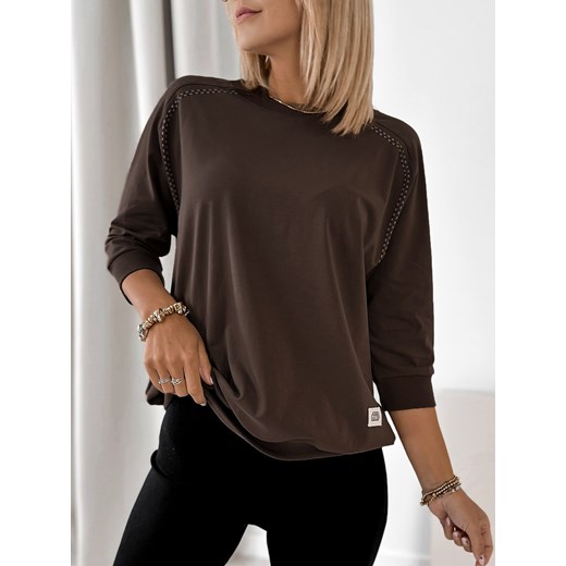 bluzka constance ciemnobrązowa one size ONE SIZE UBRA