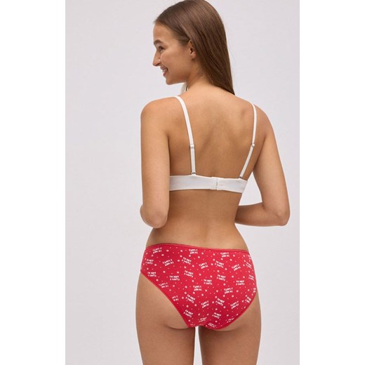 Figi damskie czerwone midi CHRISTMAS 19490, Kolor czerwony, Rozmiar L, YSABEL MORA ze sklepu Intymna w kategorii Majtki damskie - zdjęcie 187361331