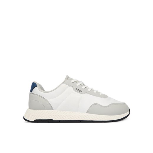 Sneakersy BOSS Titanium 50536481 Szary ze sklepu eobuwie.pl w kategorii Buty sportowe męskie - zdjęcie 187362444