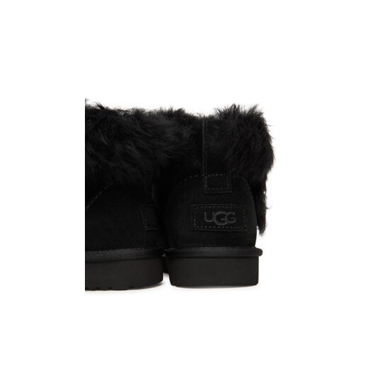 Śniegowce Ugg W Classic Ultra Mini Chalet 1173832 Czarny 37 eobuwie.pl